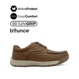 Severo Lace Up MT Men's Shoes - Brown Tumbled Leather Hush Puppies Philippines