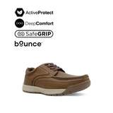 Severo Lace Up MT Men's Shoes - Brown Tumbled Leather Hush Puppies Philippines