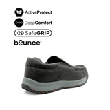 Severo Slip On MT Men's Shoes - Black Tumbled Leather Hush Puppies Philippines