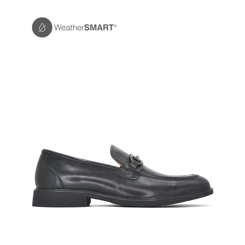 Asher Bit Men's Shoes - Black Leather WP