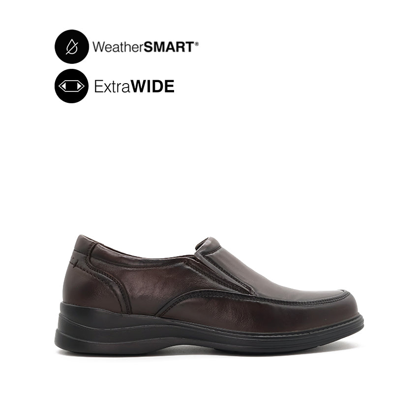 Discount on Hush Puppies  shoes - SKU: Faddey Slip On AT Men's Shoes - Chesnut Brown Leather WP