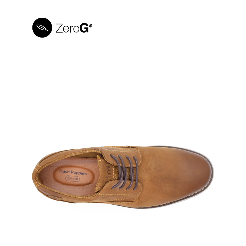 Eaton Lace Up PT Men's Shoes - Deep Tan Oiled Nubuck