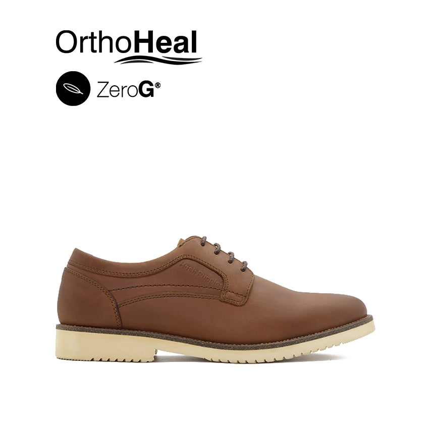 Discount on Hush Puppies  shoes - SKU: Falkner Lace UP PT Men's Shoes - Deep Tan Oiled Nubuck