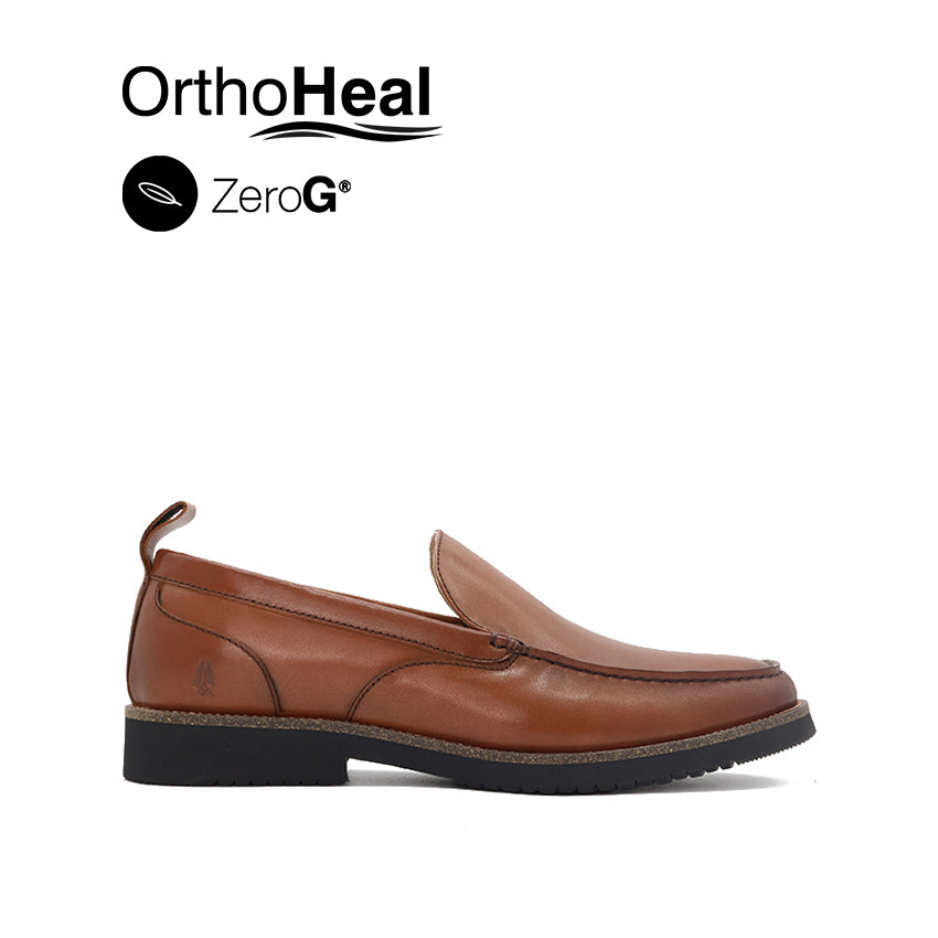 Discount on Hush Puppies  shoes - SKU: Falkner Slip On MT Men's Shoes - Deep Tan Leather