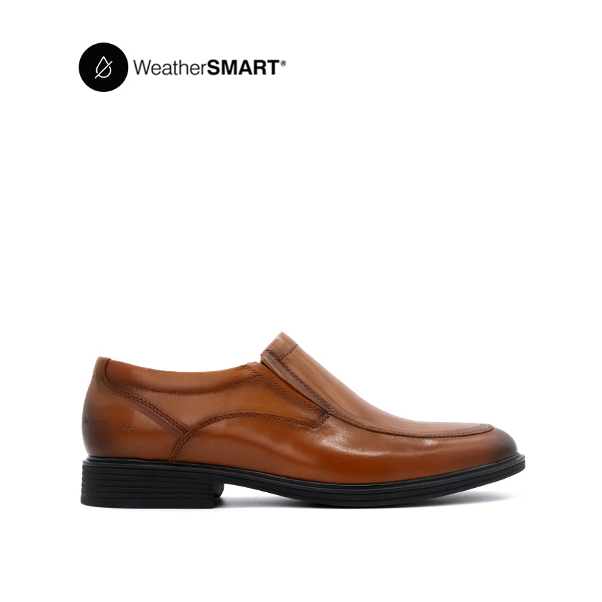 Discount on Hush Puppies  shoes - SKU: Asher SO AT Men's Shoes - Deep Tan Leather WP