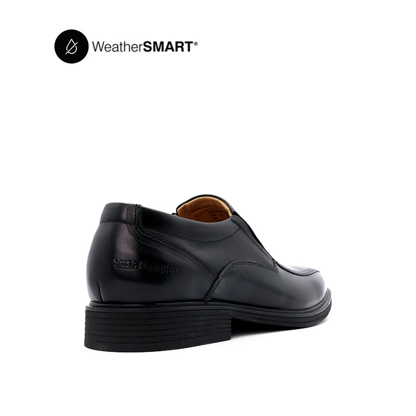 Asher SO BT Men's Shoes - Black Leather WP – Hush Puppies Philippines