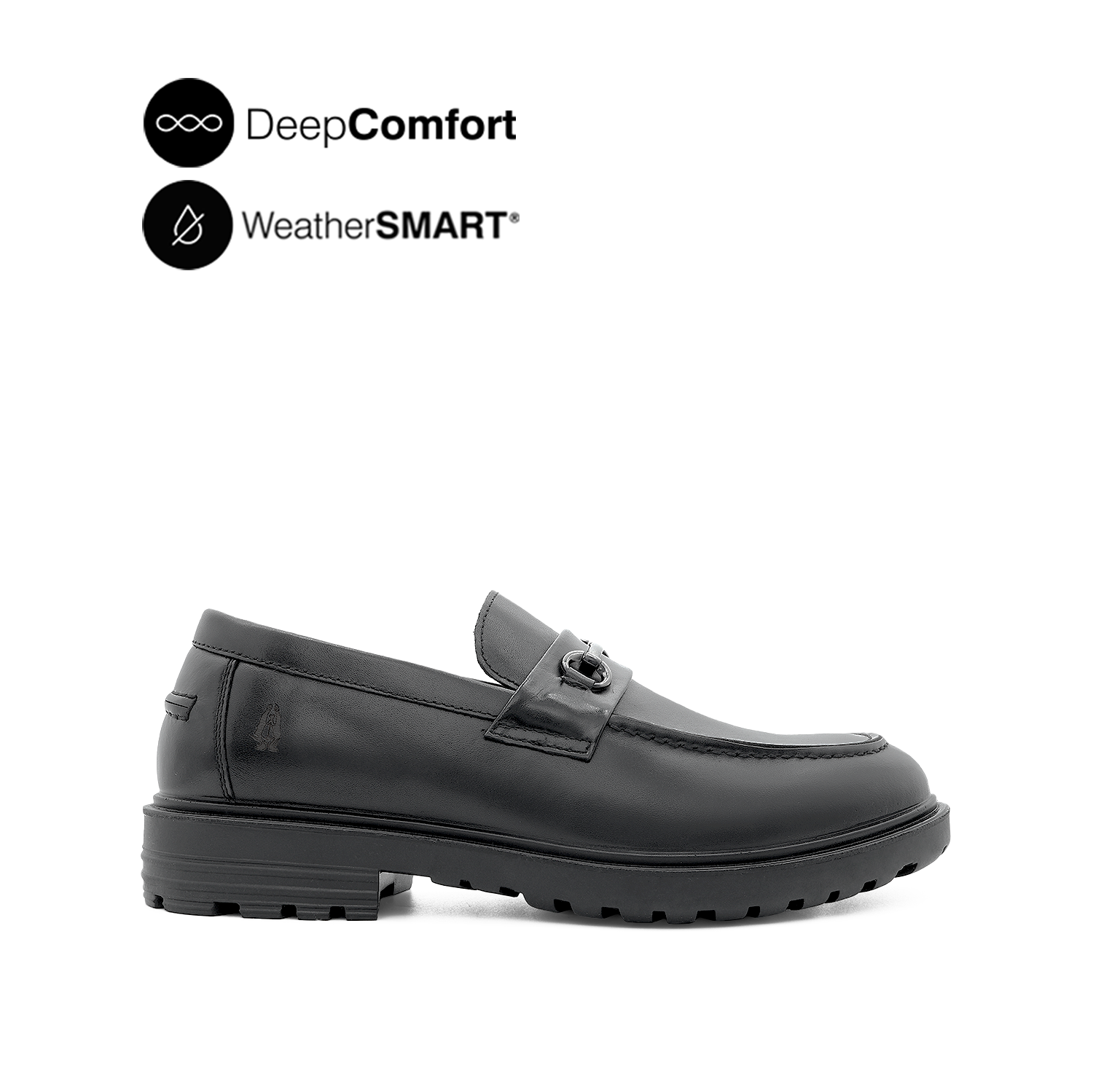Napoleon Bit Men's Shoes -Black Leather Waterproof
