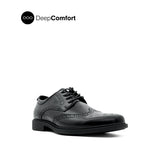 Mitchell Lace Up WT Men's Shoes - Black Leather