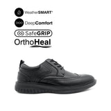 Loki Lace Up WT Men's Shoes - Black Leather WP