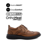 Loki Lace Up WT Men's Shoes - Deep Tan Leather WP
