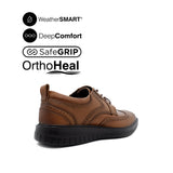Loki Lace Up WT Men's Shoes - Deep Tan Leather WP