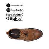 Loki Lace Up WT Men's Shoes - Deep Tan Leather WP