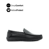 Kai Tie Men's Shoes - Black Leather