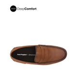 Orvin Penny Men's Shoes - Cognac Tumbled Leather