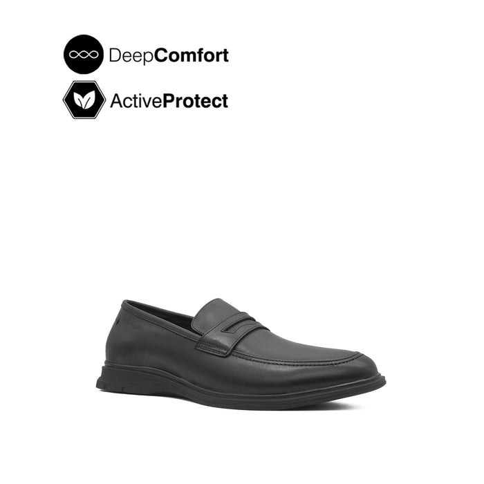 Nathan Penny  Men's Shoes - Black Leather Hush Puppies Philippines