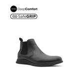 Nathan Chelsea Men's Boots - Black Leather