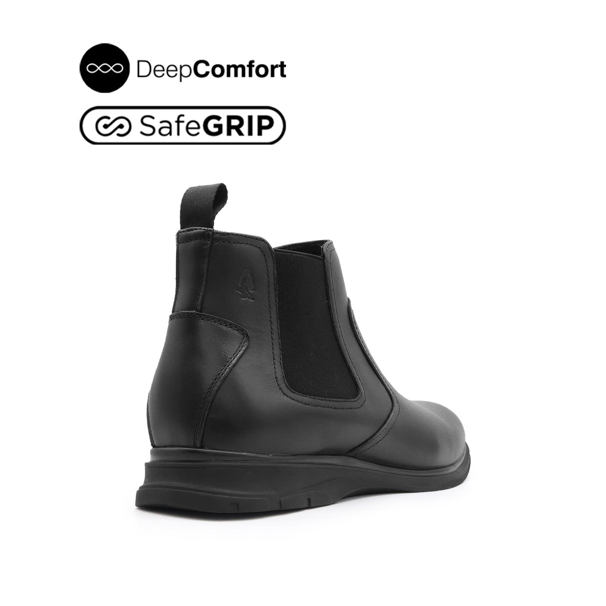 Nathan Chelsea Men's Boots - Black Leather