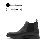 Nathan Chelsea Men's Boots - Black Leather