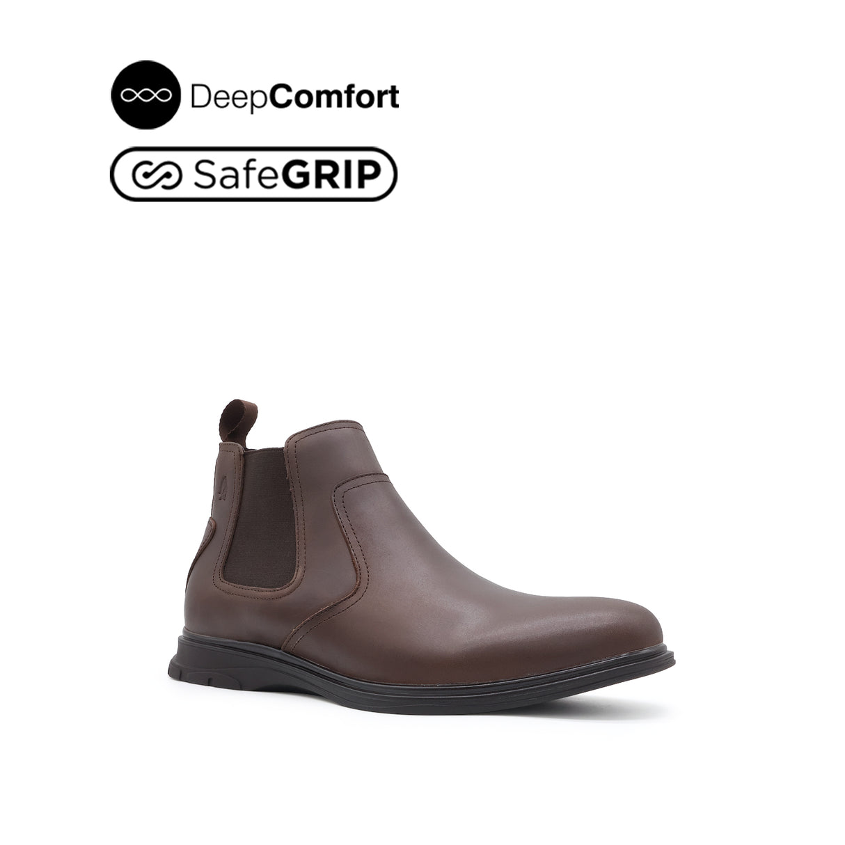 Nathan Chelsea Men's Boots - Brown Leather