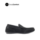 Nash Venetian Men's Shoes - Black Tumbled Nubuck