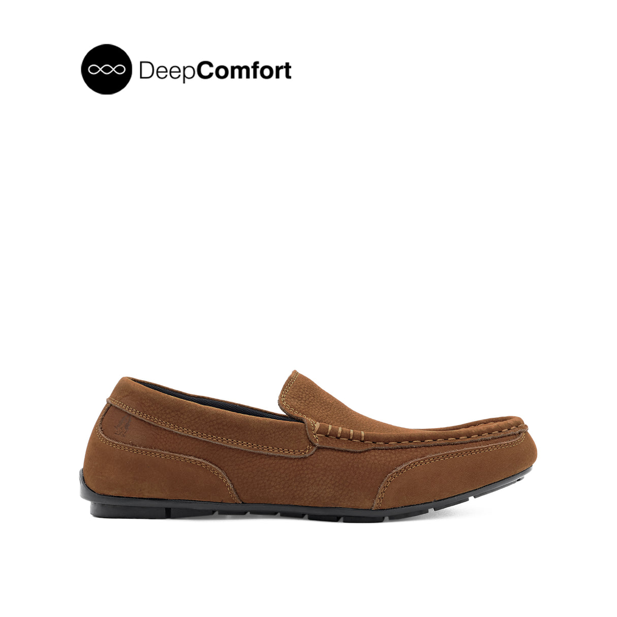 Nash Venetian Men's Shoes - Cognac Tumbled Nubuck