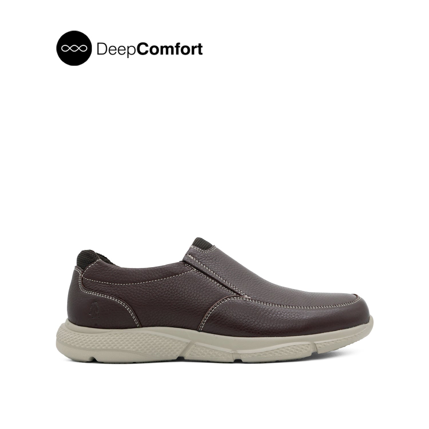 Discount on Hush Puppies  shoes - SKU: Neil Slip On Men's Shoes - Brown Tumbled Leather