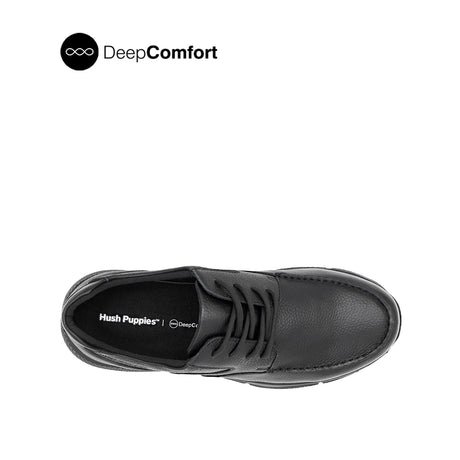 Neil Lace Up Men's Shoes - Black Tumbled Leather