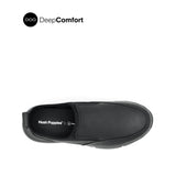 Neil Slip On Apron Toe Men's Shoes - Black Nubuck