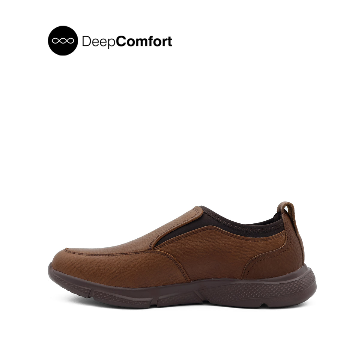 Neil Slip On Apron Toe Men's Shoes - Tan Tumbled Nubuck