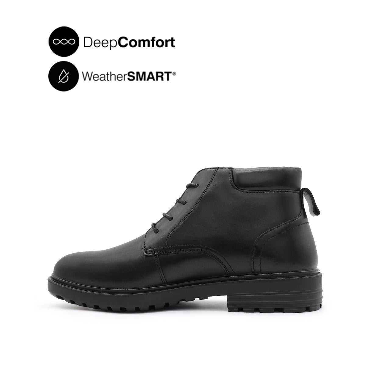 Napoleon Chelsea Boots Men's Shoes - Black Leather WP