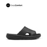 Kaiwalk Slide Men's Sandals - Black Tumbled Leather