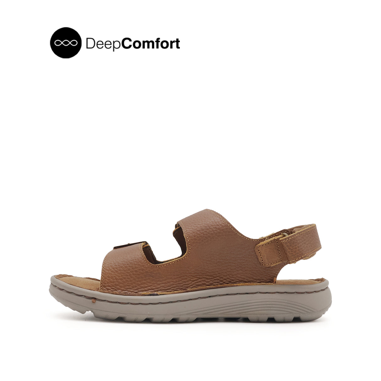 Kaiwalk Backstrap Men's Sandals - Tan Tumbled Leather