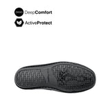 Saxon Venetian Men's Shoes - Black Tumbled Leather