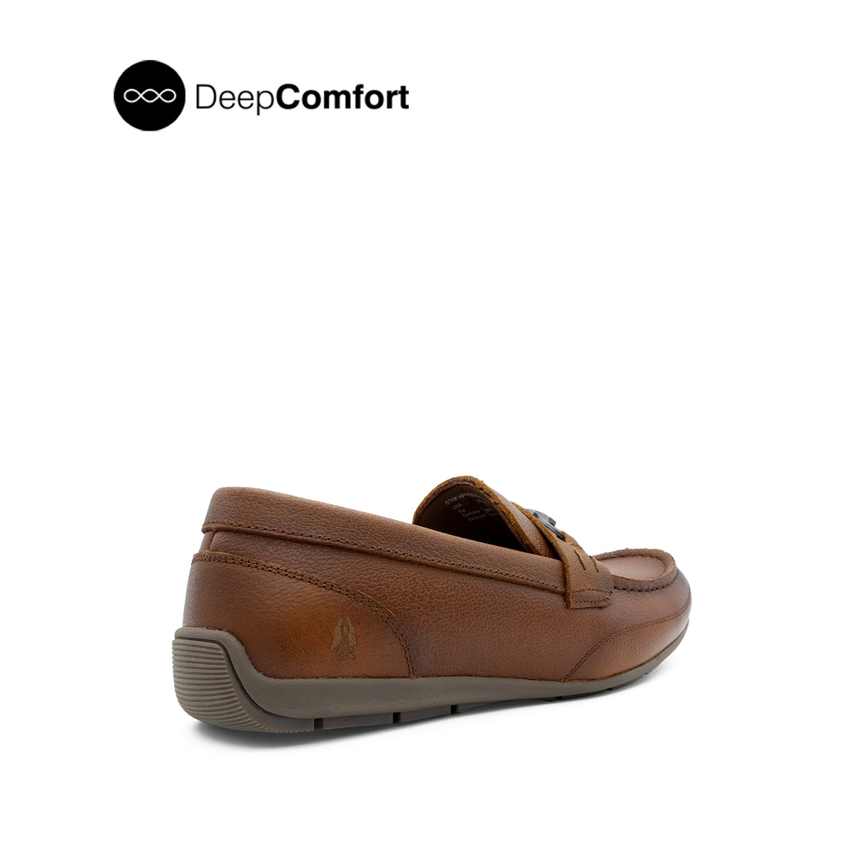 Raven Metal Bit Men's Shoes - Tan Tumbled Leather