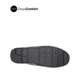 Raven Venetian Men's Shoes - Black Tumbled Leather