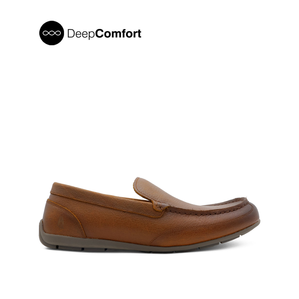 Raven Venetian Men's Shoes - Tan Tumbled Leather