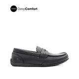 Raven Penny Men's Shoes - Black Tumbled Leather
