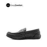 Raven Penny Men's Shoes - Black Tumbled Leather