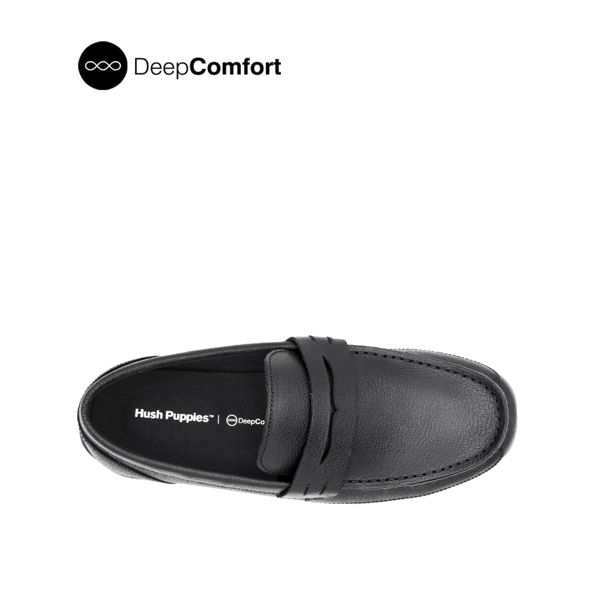 Raven Penny Men's Shoes - Black Tumbled Leather