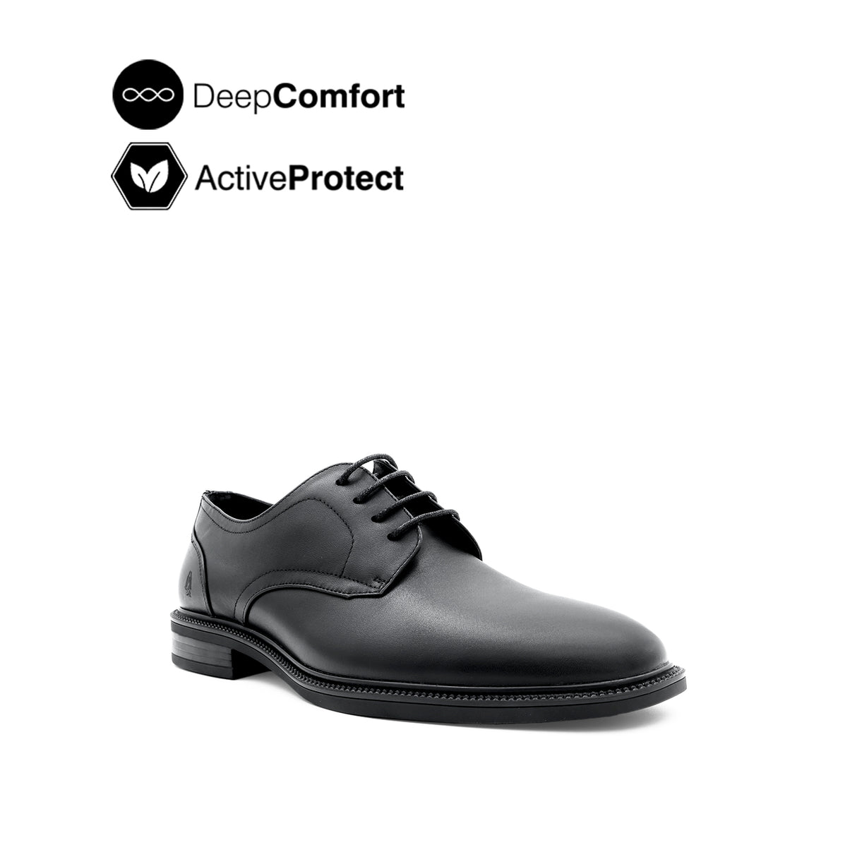 River Lace Up PT Men's Shoes- Black Leather