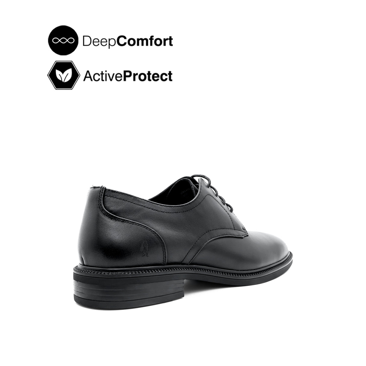 River Lace Up PT Men's Shoes- Black Leather