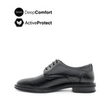 River Lace Up PT Men's Shoes- Black Leather