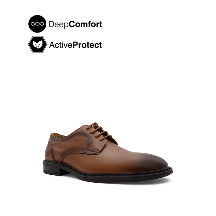 River Lace Up PT Men's Shoes- Tan Leather Hush Puppies Philippines