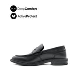 River Penny Men's Shoes- Black Leather