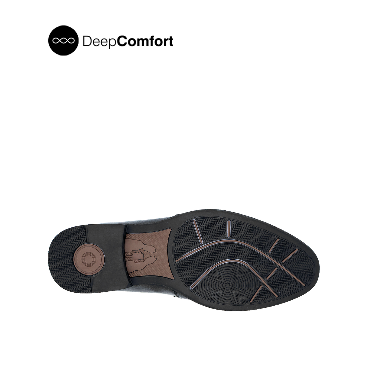 Raniel Metal Bit Men's Shoes- Black Leather
