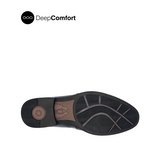 Raniel Metal Bit Men's Shoes- Black Leather