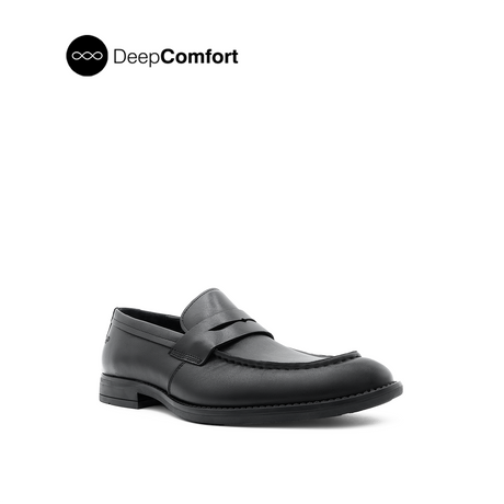 Raniel Penny Men's Shoes- Black Leather