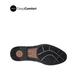Raniel Slip On Men's Shoes- Black Leather