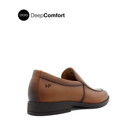 Raniel Slip On Men's Shoes- Tan Leather
