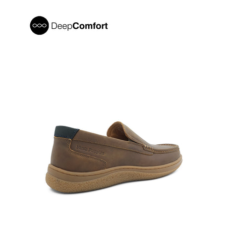 Russell Venetian Men's Shoes - Chestnut Brown Leather